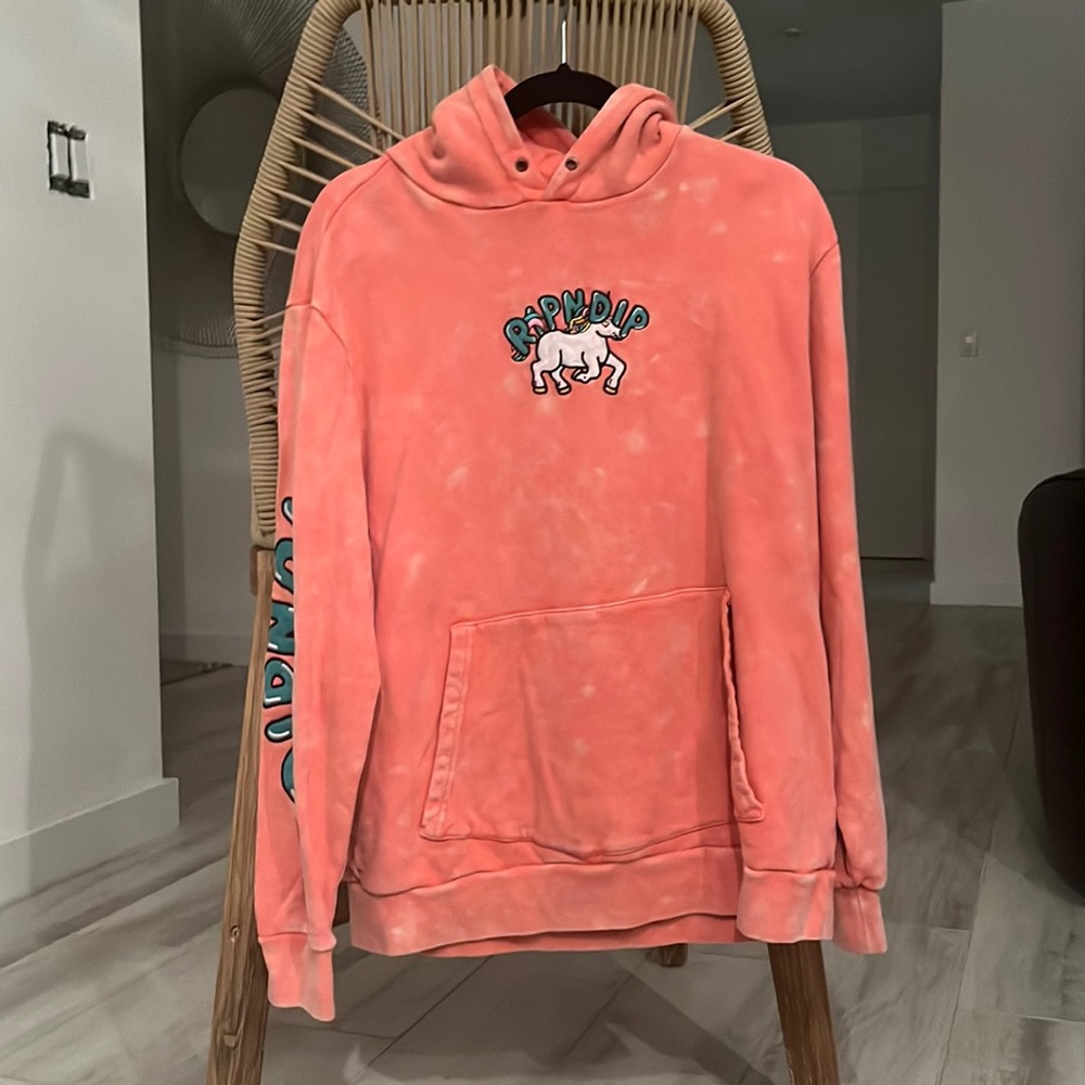 Rip N Dip Unicorn pink fresh multicolor hoodie